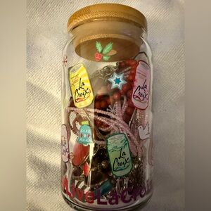 La Croix Glass With Mystery Jewelry